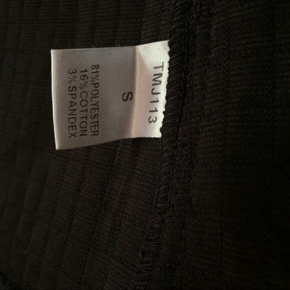 THML - Pierina Textured Color Block Waffle Peacoat - Picture 7 of 8